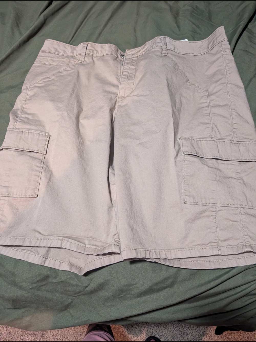 Off Women's Cargo Shorts in Light Beige(Pick Any 2 Items-Pay For One)